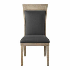 Chairs Uttermost Encore Dark Gray Armless Chair