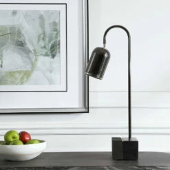 Uttermost Umbra Black Nickel Desk Lamp Accessories