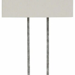 Ashley Furniture Bennish - Antique Silver Finish - Metal Table Lamp (1/cn) Accessories