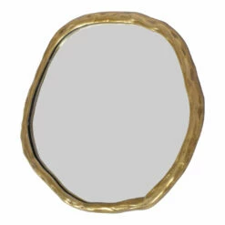 Moe's Home Collection Accessories Foundry Mirror Small Gold