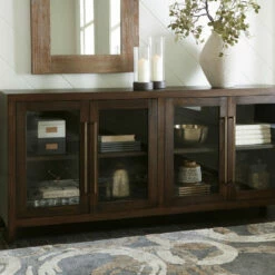 Ashley Furniture Balintmore - Dark Brown - Accent Cabinet - Horizontal
