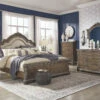 Signature Design By Ashley® Bedroom Sets Charmond - Ultimate Best In Class Dresser, Mirror, Upholstered Sleigh Bed