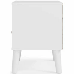 Ashley Furniture Nightstands Piperton - Brown / White - One Drawer Night Stand