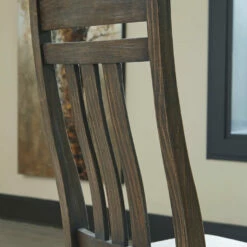 Signature Design By Ashley® Dining Room Sets Wyndahl - Rustic Ultimate Best In Class Rectangular Dining Room Extension Table, 4 Upholstered Side Chairs, 2 Upholstered Side Chairs