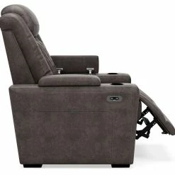 Ashley Furniture Hyllmont - Gray - Pwr Recliner/adj Headrest Reclining Furniture