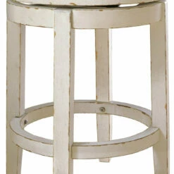Ashley Furniture Stools Realyn - Chipped White - Uph Swivel Stool (1/cn)