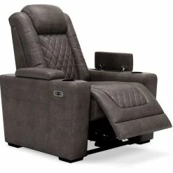 Ashley Furniture Hyllmont - Gray - Pwr Recliner/adj Headrest Reclining Furniture