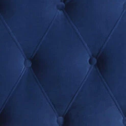 Emerald Home Upholstered Queen Bed Navy