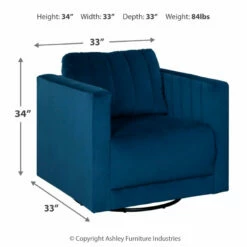 Ashley Furniture Chairs Enderlin - Ink - Swivel Accent Chair