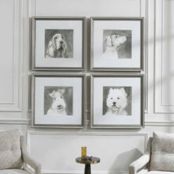 Uttermost Modern Dogs Framed Prints, S/4 Accessories
