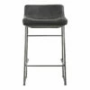 Deals ✔️ Moe's Home Collection Stools Starlet Counter Stool Onyx Black Leather -m2 🎁 2 Moe's Home Collection Stools Starlet Counter Stool Onyx Black Leather -m2