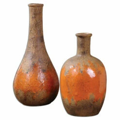 Table Decor Uttermost Kadam Ceramic Vases S/2