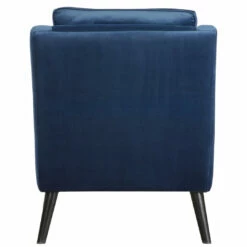 Uttermost O'Brien Blue Velvet Armchair Chairs