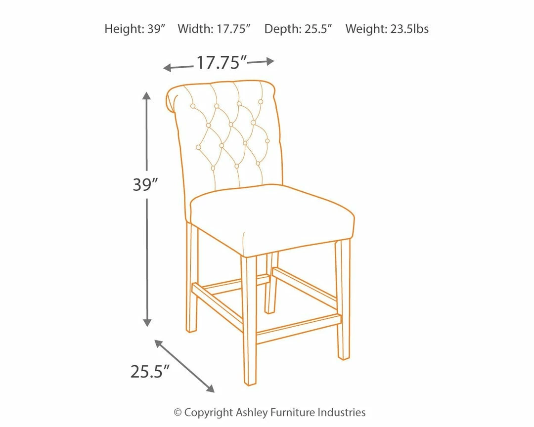 Top 10 ⌛ Ashley Furniture Tripton - Best In Class - Upholstered Barstool (2/CN) 🔥 11 Ashley Furniture Tripton - Best In Class - Upholstered Barstool (2/CN)