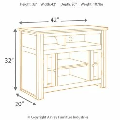Ashley Furniture Harpan - Reddish - Best In Class TV Stand