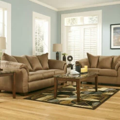 Ashley Furniture Darcy - Loveseat Contemporary - Stationary Loveseats