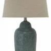 Best Sale 😀 Ashley Furniture Saher - Green - Ceramic Table Lamp (1/cn) - Earthy Ceramic 🛒 2 Ashley Furniture Saher - Green - Ceramic Table Lamp (1/cn) - Earthy Ceramic