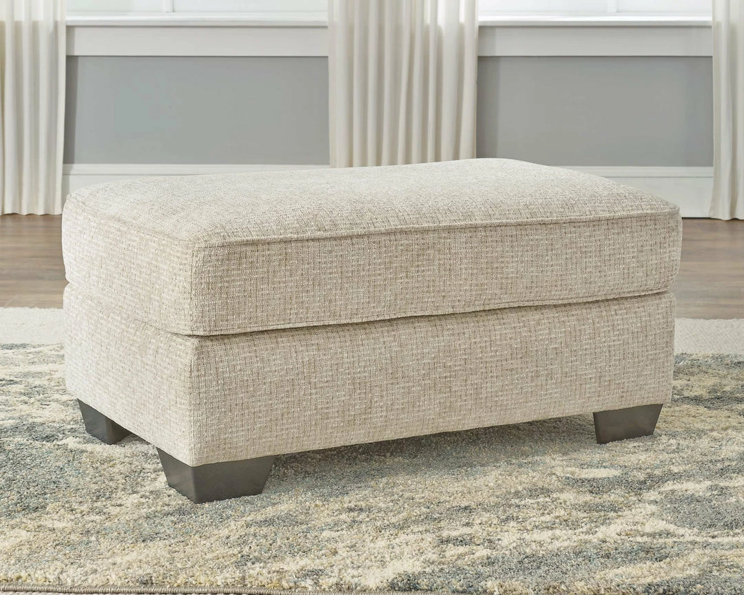 Best Pirce 😉 Ashley Furniture Ottomans Haisley - Ivory - Ottoman 🥰 4 Ashley Furniture Ottomans Haisley - Ivory - Ottoman