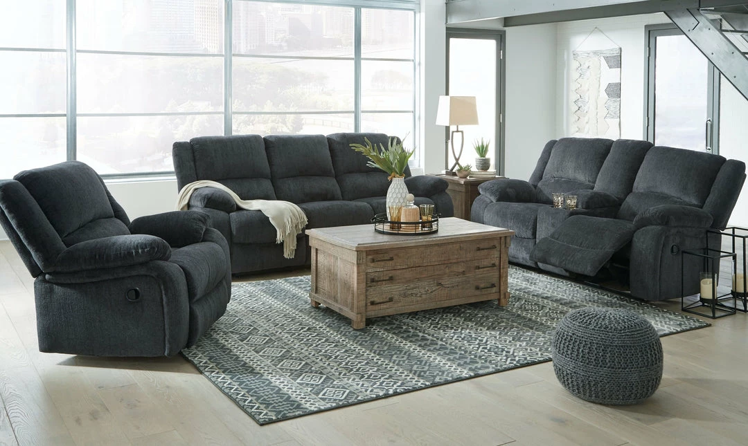 New 💯 Signature Design By Ashley® Draycoll - Reclining Sofa & Loveseat Set 🎉 3 Signature Design By Ashley® Draycoll - Reclining Sofa & Loveseat Set
