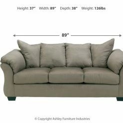 Ashley Furniture Darcy - Sofa Flared Frame - Stationary Sofas