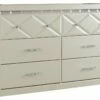 Ashley Furniture Dreamur - Pearl Stipple - Dresser, Mirror Dressers