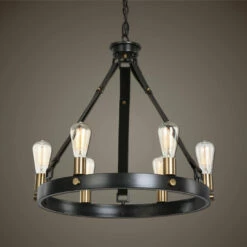 Deals 😍 Uttermost Marlow 6 Light Antique Bronze Chandelier 😉 9 Uttermost Marlow 6 Light Antique Bronze Chandelier