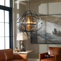 Uttermost Rondure 1 Light Sphere Pendant