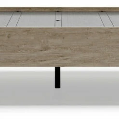 Signature Design By Ashley® Oliah - Natural - Queen Platform Bed Beds