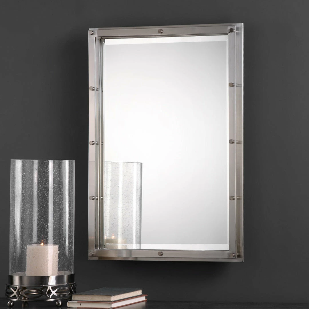 Budget ๐ Uttermost Manning Brushed Nickel Mirror Accessories ๐ 4 Uttermost Manning Brushed Nickel Mirror Accessories