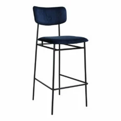 Moe's Home Collection Stools Sailor Barstool Blue