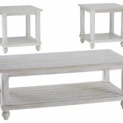 Ashley Furniture Tables Cloudhurst - White - Occasional Table Set (3/cn)