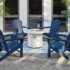 Signature Design By Ashley® Sundown Treasure - Fire Pit Conversation Set Outdoor Sets