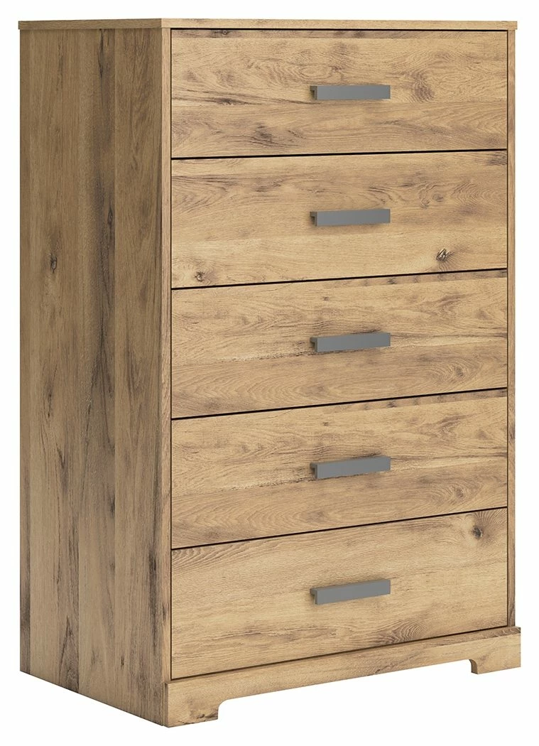 Cheap ⭐ Signature Design By Ashley® Larstin - Brown - Five Drawer Chest ⭐ 3 Signature Design By Ashley® Larstin - Brown - Five Drawer Chest
