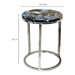 Moe's Home Collection Shimmer Agate Accent Table Tables