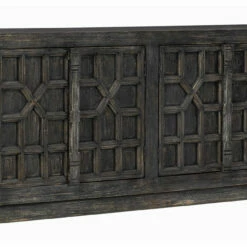 Ashley Furniture Cabinets Roseworth - Distressed Black - Accent Cabinet