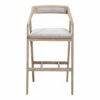 Moe's Home Collection Stools Padma Oak Barstool Light Grey
