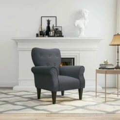 Emerald Home Lydia Chair, Performance Navy Blue Chairs