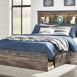 Signature Design By Ashley® Drystan - Multi - Panel Bookcase Bed