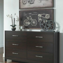 Ashley Furniture Dermot - Antique Black - Sculpture Set (2/cn) Table Decor