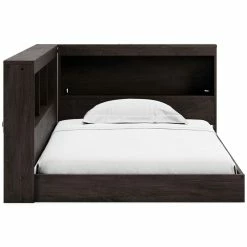 Signature Design By Ashley® Piperton - Black - Twin Bookcase Storage Bed Beds