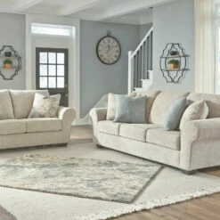 Brand new 🔥 Benchcraft® Haisley - Ivory - 4 Pc. - Sofa, Loveseat, Chair And A Half, Ottoman Living Room Sets 🧨 11 Benchcraft® Haisley - Ivory - 4 Pc. - Sofa, Loveseat, Chair And A Half, Ottoman Living Room Sets