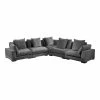 Promo 👏 Moe's Home Collection Tumble Classic L Modular Sectional Charcoal Sectionals 🔥 1 Moe's Home Collection Tumble Classic L Modular Sectional Charcoal Sectionals