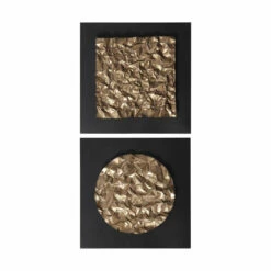 Accessories Uttermost Boaz Gold Wall Decor, Set/2