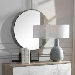 Wholesale 🔥 Accessories Uttermost Coulson Nickel Round Mirror 🎉 13 Accessories Uttermost Coulson Nickel Round Mirror