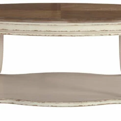 Ashley Furniture Tables Realyn - White/brown - Oval Cocktail Table