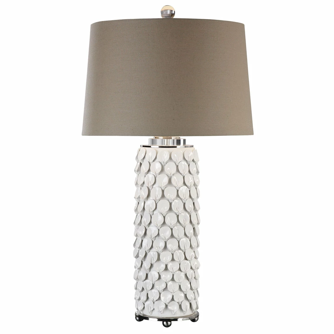 Hot Sale ๐ฅฐ Uttermost Calla Lillies Gloss White Lamp ๐ 3 Uttermost Calla Lillies Gloss White Lamp