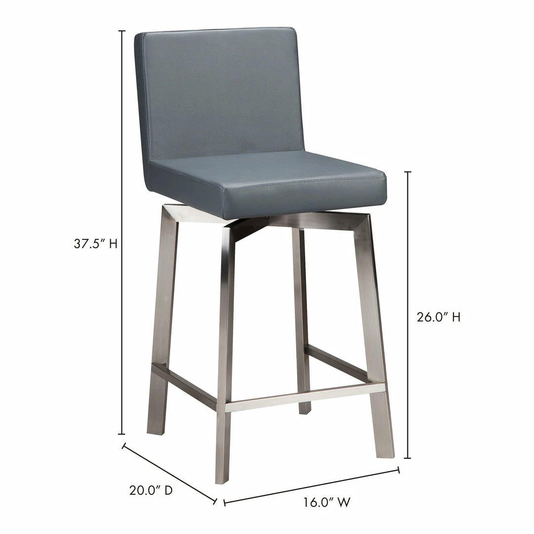 Top 10 🥰 Moe's Home Collection Giro Swivel Counter Stool Grey 🧨 4 Moe's Home Collection Giro Swivel Counter Stool Grey