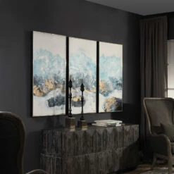 Uttermost Crashing Waves Abstract Art, S/3 Accessories