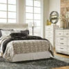 Signature Design By Ashley® Bedroom Sets Bellaby - Attractive - Dresser, Mirror, Panel Headboard