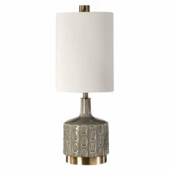 Accessories Uttermost Darrin Gray Table Lamp